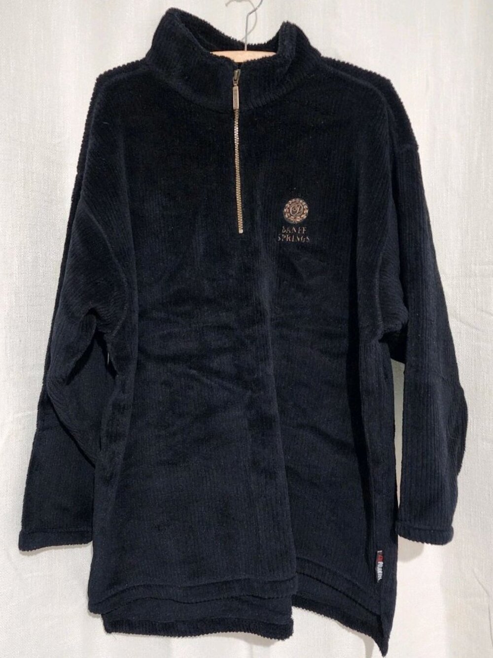Men's Sweater Jacket Polar Tec Banff Springs Black Size XL